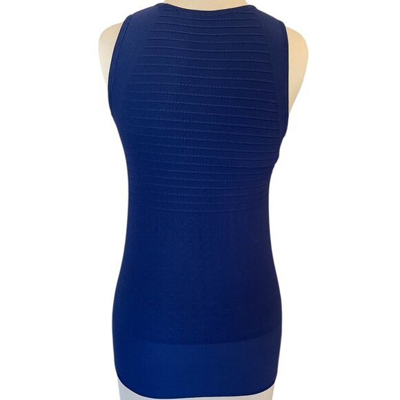 Athleta Derek Lam 1OC Union Seamless Tank Unstinkable Navy Blue, Size Medium - Picture 5 of 8